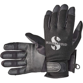 SCUBAPRO Tropic рукавички для дайвінгу, 1,5 мм, чорні (XL)