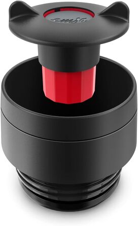 Термокухоль Emsa Classic N2023850, 0.5 л, нержавіюча сталь, з гвинтовою кришкою та напивом 360°, Petrol Blue