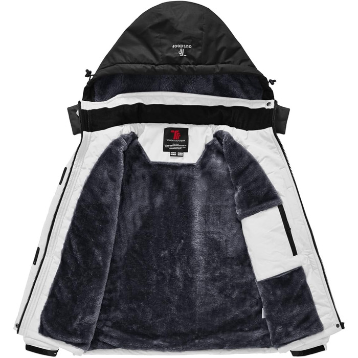 Жіноча зимова куртка YSENTO: водонепроникна, софтшелл з капюшоном, тепла флісова куртка, функціональна куртка для активного відпочинку