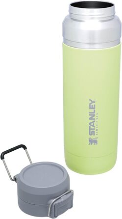 Термос-бутилка Stanley Quick Flip з нержавіючої сталі, 7+ годин холодна, BPA-free, герметична, для води, з кришкою на засувці, можна мити в посудомийці