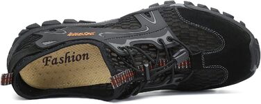 Чоловічі спортивні сандалії FLARUT для літа, трекінгу та хайкінгу. Легкі, дихаючі, з сітчатим верхом. Ідеально для туризму, бігу та скелелазіння. Розмір 44 EU, чорний колір.