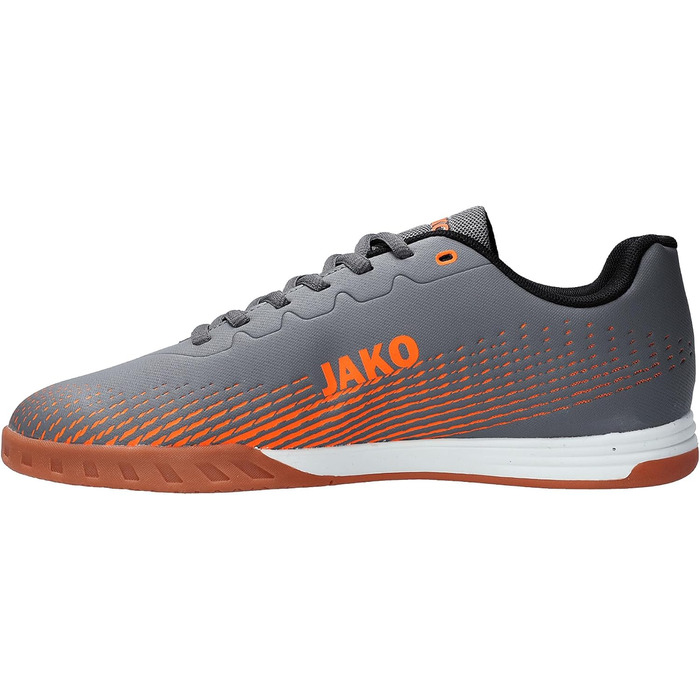 Дитячі кросівки JAKO Lightning IN для залу (Сіро-помаранчеві, 38 EU)