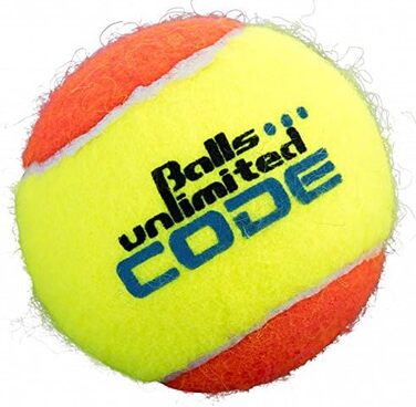 Тенісні м'ячі Balls Unlimited Code Blue, безтискові, для тренувань, 60 шт, жовто-оранжеві