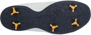 Чоловічі гольф-туфлі Skechers Elite Vortex - білі, з синім оздобленням (47 EU)