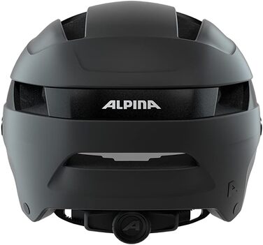 Велошолом Alpina Black Matt, матовий чорний, розмір 55-59 см
