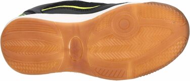 Дитячі спортивні тапочки Lico Jaime для залу (31 EU, чорний з лимонним відтінком)