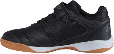 Дитячі спортивні кросівки Lotto Whizzer K для залу, чорні (Black Dk Grey), розмір 30 EU