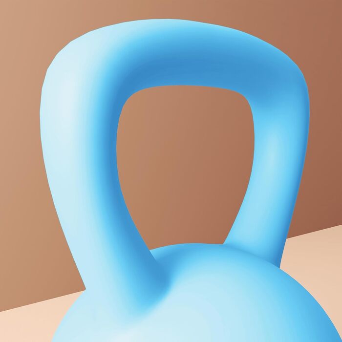 Гантель SPORTNOW Soft Kettlebell 8 кг з нековзким ручним захопленням для дому, фітнесу та силових тренувань