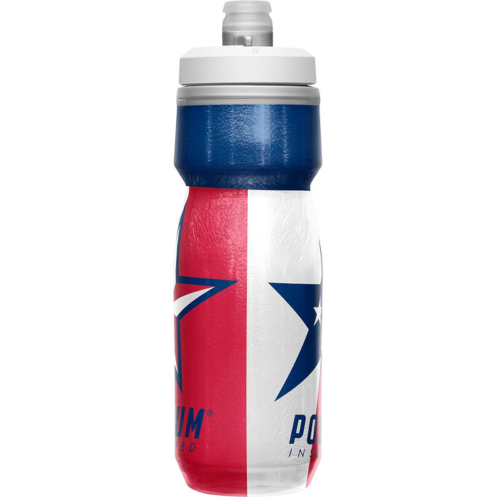 Термобутилка для велосипеда CAMELBAK Podium Chill 600 мл, ізольована, легка, підходить для більшості велотримачів, Техас