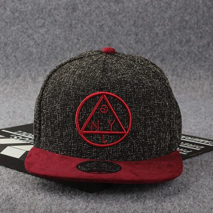 Дитяча кепка-бейсболка Belsen Hip-Hop з трикутним візерунком, чорна, універсальний розмір