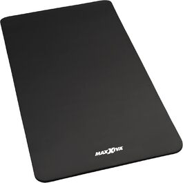 Фітнес-мат для йоги MAXXIVA 190x100x1,5 см, чорний, антиковзкий, без фталатів, з ременем для перенесення – гімнастичний, спортивний, тренувальний килимок