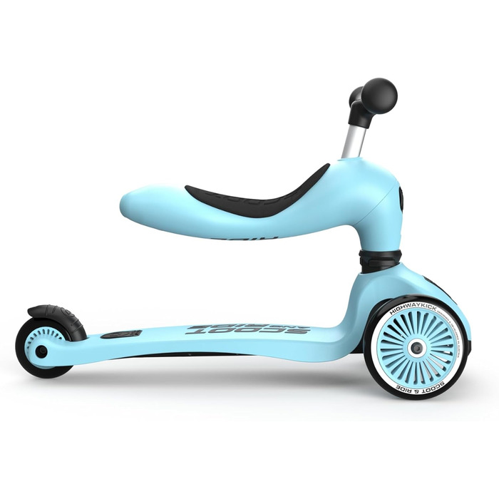 Highway Kick 1 Scoot & Ride 2-в-1 кікборд зі сидінням (блакитний, універсальний розмір)