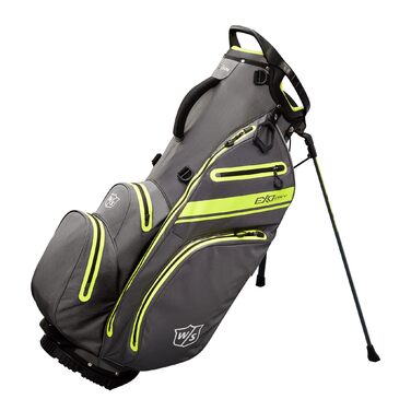 Сумка для гольфу Wilson WS EXO Dry Stand Bag, сіра/жовта/срібна