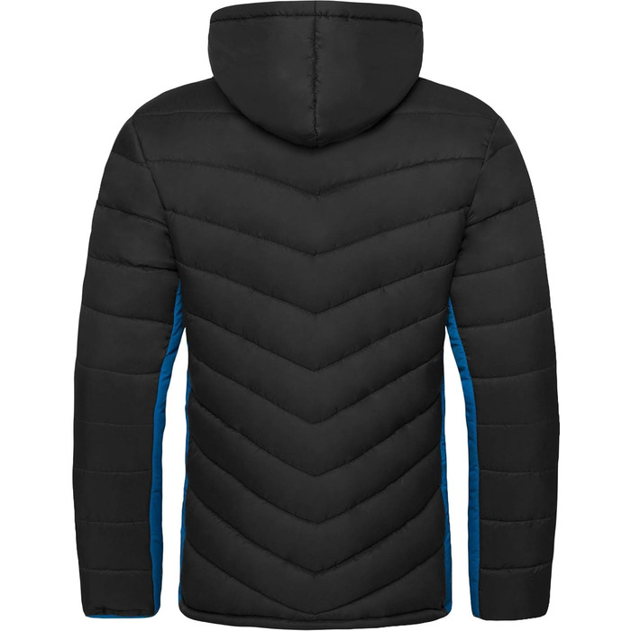 Чоловіча куртка Nebulus MERIK, тепла зимова куртка, практична та універсальна для перехідного періоду та зими (XXL, чорно-кобальтова)