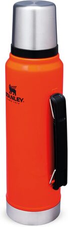 Термос Stanley Classic Legendary, нержавійка, 1 л, тримає тепло/холод 15-48 годин, BPA-free, для напоїв, для подорожей, можна мити в посудомийці