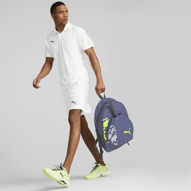 Сумка для ракеток PUMA, унісекс, синьо-жовта, універсальний розмір