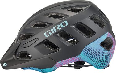 Велошолом Giro Radix для жінок, All Mountain MTB, матовий чорний/бірюзовий, 2022