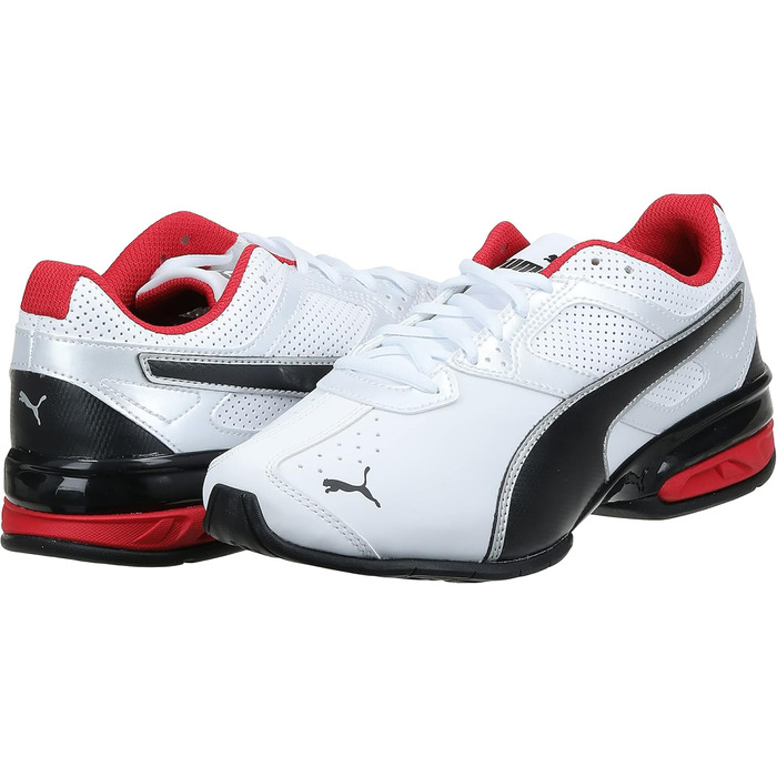 Кросівки чоловічі PUMA Tazon 6, 40 EU, білий/чорний/срібний