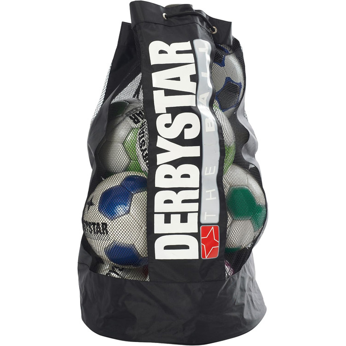 Сумка для м'ячів Derbystar на 10 штук, чорна, для чоловіків