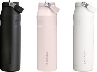 Термобутилка Stanley Flip Straw 2.0 з трубочкою 1,06 л, ізольована, зберігає холод 17 годин, 4 дні лід, BPA-free, герметична, для авто, мийка в посудомийці, Rose Quartz