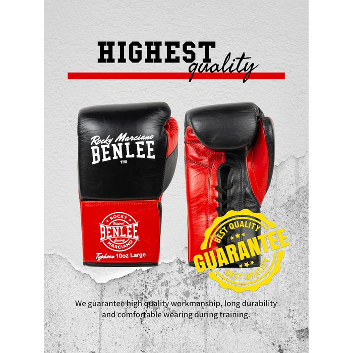 Боксерські рукавички BenLee Typhoon з натуральної шкіри