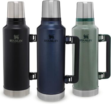 Термос Stanley Classic Legendary 1.9 л, з нержавіючої сталі, 45 годин гаряче/холодне, BPA-free, нічний синій, для напоїв, спідомий у посудомийці