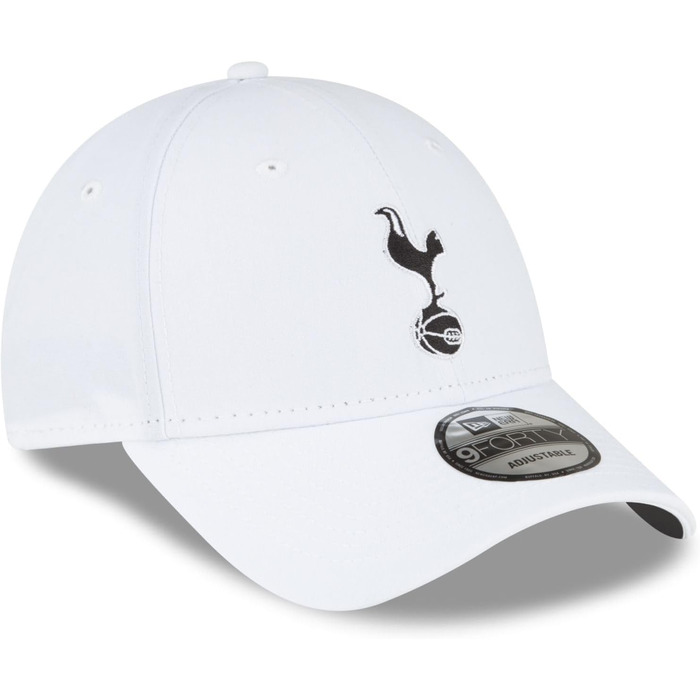 Кепка New Era 9Forty з регульованим розміром, бейсболка з вигнутим козирком, логотип команди, серії A, Прем'єр-ліга, універсальний розмір (білий)