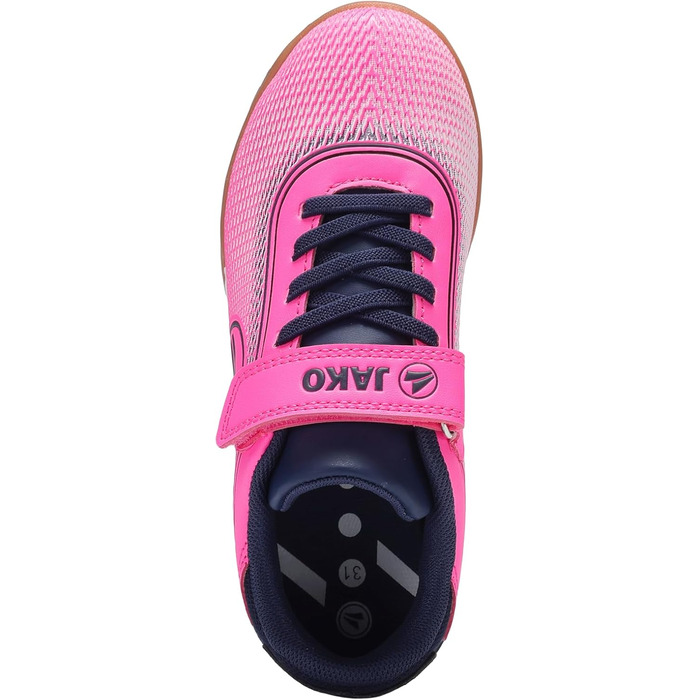 Дитячі спортивні залажні кросівки JAKO J-SI Course (32 EU, Рожевий Неон, Темно-синій)