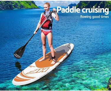 Надувна SUP-дошка Bestway HYDRO-FORCE iSUP Aqua Journey 274x76x12 см для веслування стоячи