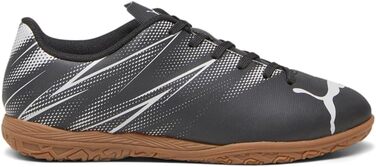 Дитячі кросівки PUMA Attacanto для занять спортом у приміщенні, 36 EU, чорний/сріблястий