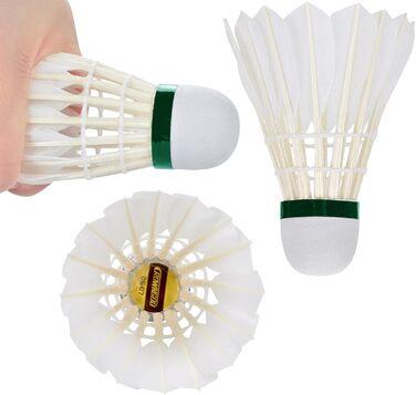 Волани для бадмінтону Yonex (12 шт) - професійні, для тренувань та вулиці, висока стабільність