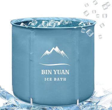Тонна для криотерапії B&Y з кришкою для дорослих, стабільна, для спорту та відпочинку на відкритому повітрі