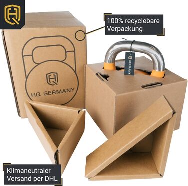 Гиря HQ Germany Competition 28 кг, нерж. сталь, покриття, ±200 г