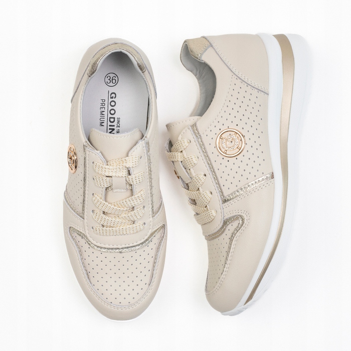 Жіноче спортивне взуття Goodin GD-XF-65-BEIGE, бежеве, розмір 39