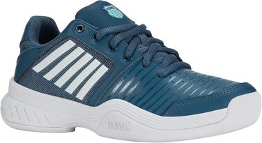 Кросівки для тенісу K-Swiss Kinder Court Express Carpet – унісекс, 38 EU, кольори: Indian Teal, White, Aqua Splash