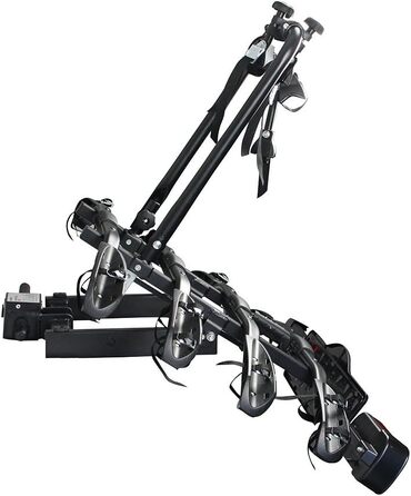 Велосипедний тримач Bullwing SR8 на 4 велосипеди для фаркопу авто, задній, відкидний, з замком та кріпленням до стіни