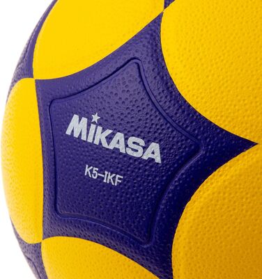 М'яч для корфболу Mikasa K5-IKF, розмір 5, жовто-синій, офіційний