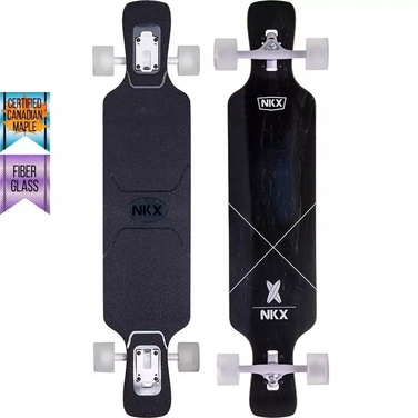 Лонгборд NKX Signature Fiberglass зі скловолокном, чорний, 101 см