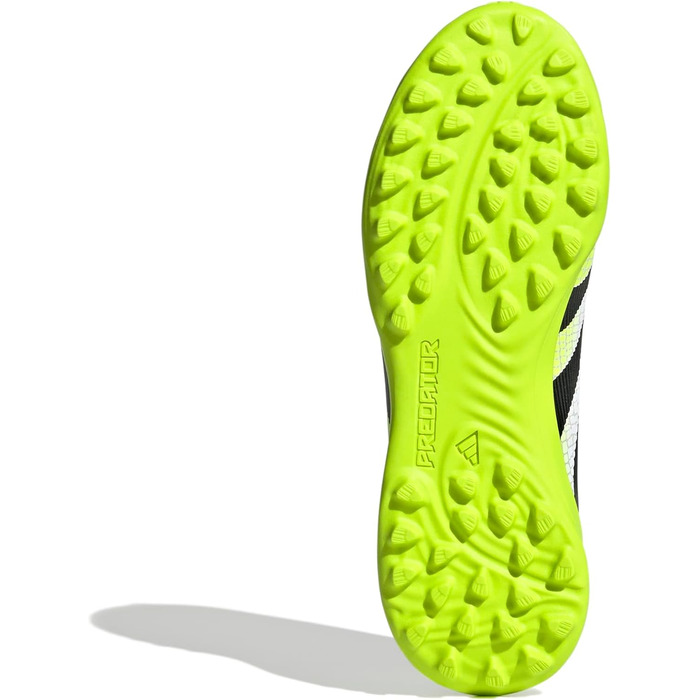 Дитячі футбольні бутси adidas Predator League без шнурівків для газону, розмір 35.5 EU, кольори: білий, чорний, лимонний