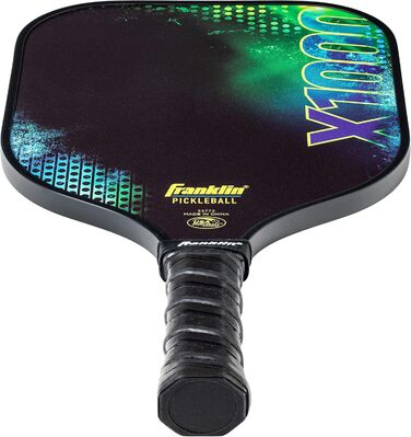 Професійна ракетка для піклболу Franklin Sports X-1000, поліпропіленовий сердечник 8 мм, офіційна USAPA, легка, зелена