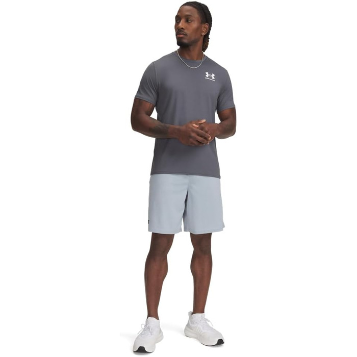 Чоловічі спортивні шорти Under Armour UA Tech Mesh дихаючі з бічними кишенями, вільний крій, Harbor Blue/Black, 3XL