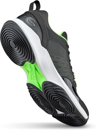Чоловічі кросівки для падел-тенісу Wilson Hurakn Pro V2, 46 EU, чорні