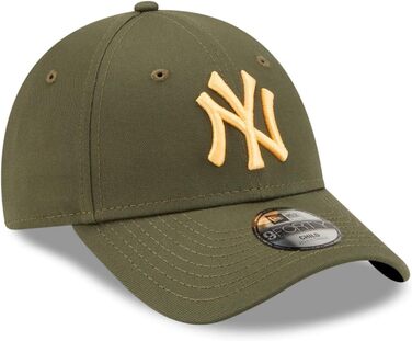 Кепка New Era New York Yankees MLB League Essential 9Forty, регульована, для дітей, оливковий, 6-12 років
