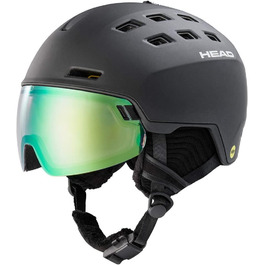 Гірськолижний шолом Head Radar 5K Photo MIPS з візором, чорний, XS-S