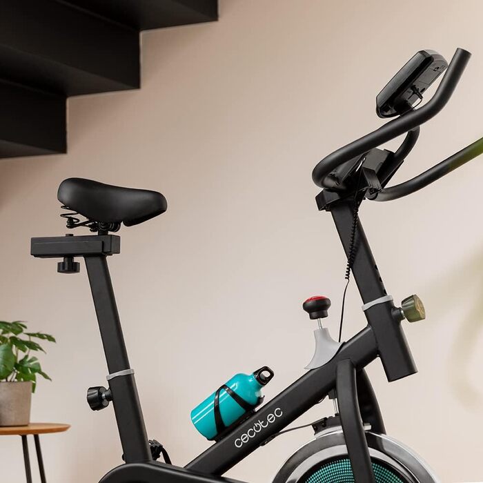 Велотренажер Cecotec DrumFit Indoor 6000 Forcis: магнітний, з LCD-монітором, 6 кг маховик, чорний