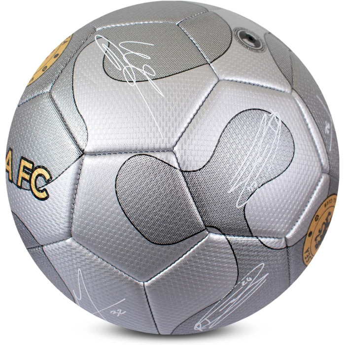 Офіційний футбольний м'яч Chelsea F.C. Hy-Pro Silver Camo, розмір 5, для тренувань і матчів, дитячий і дорослий, колекційний мерч