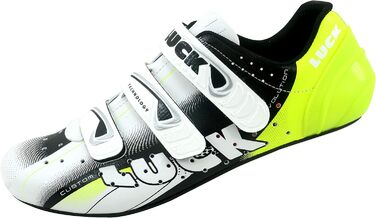 Велотуфлі Luck EVO Unisex з карбоновою підошвою, жовті, 37 EU