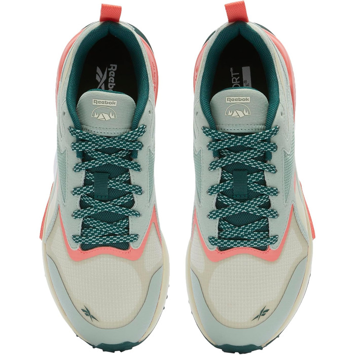 Кросівки жіночі Reebok Lavante Trail 2, гібридний зелений, білий, кораловий (35 EU)