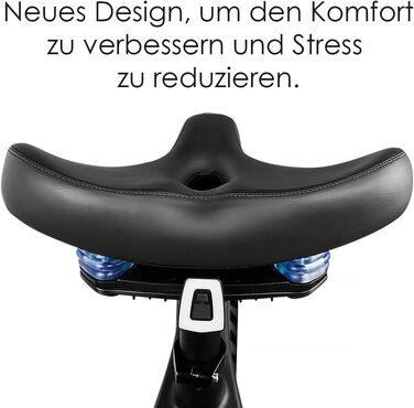 Зручний велосипедний сідло Midgard з дихаючим матеріалом, широке та з м'якою підкладкою для жінок та чоловіків, з вирізом O-Zone