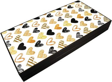 Делюкс дерев'яний набір для гри в нарди Valentine XXL 48x48,7 см